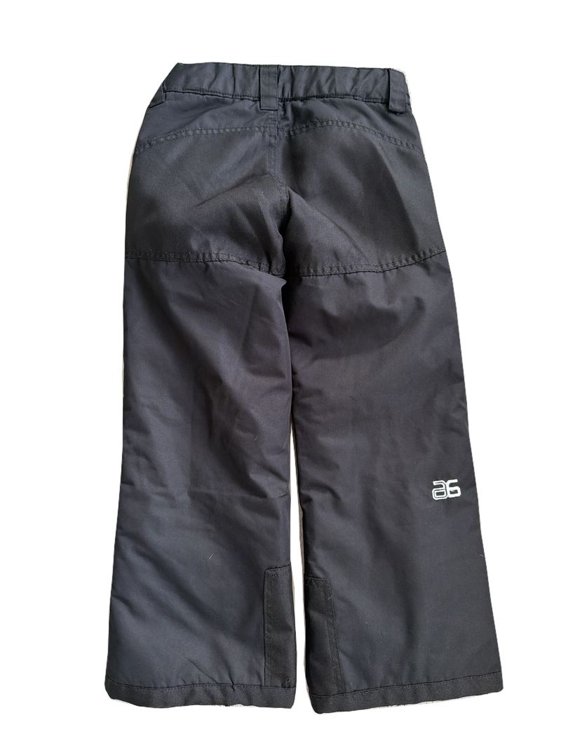 Black snow pants — Back