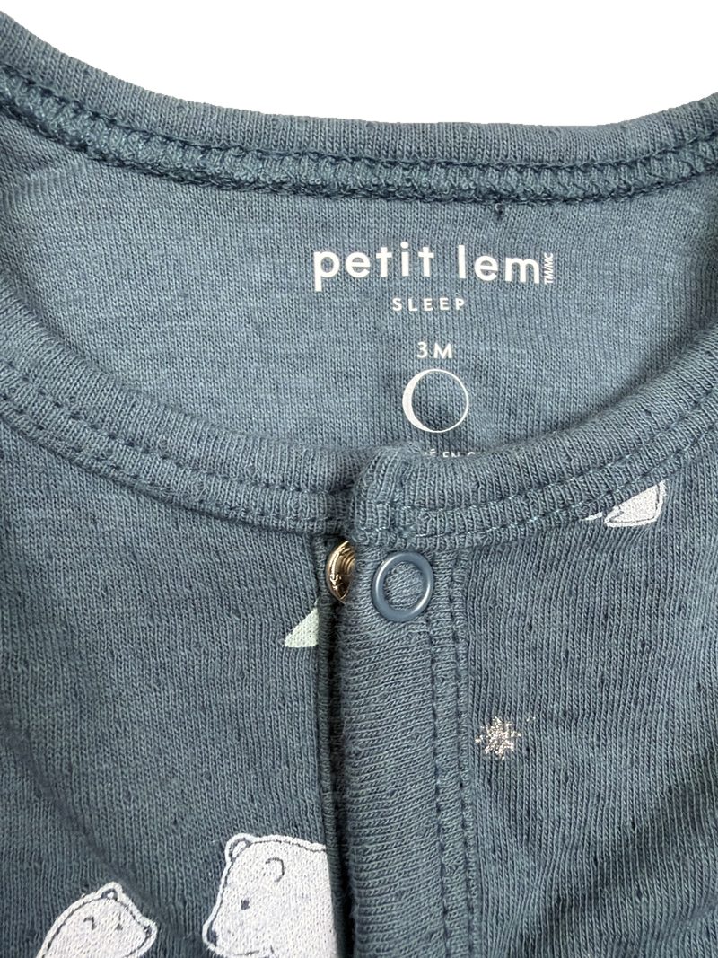 Blue polar bear sleeper — Tag / detail