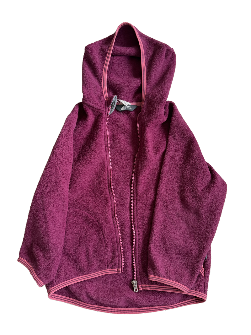 Burgundy fleece sweater — Front