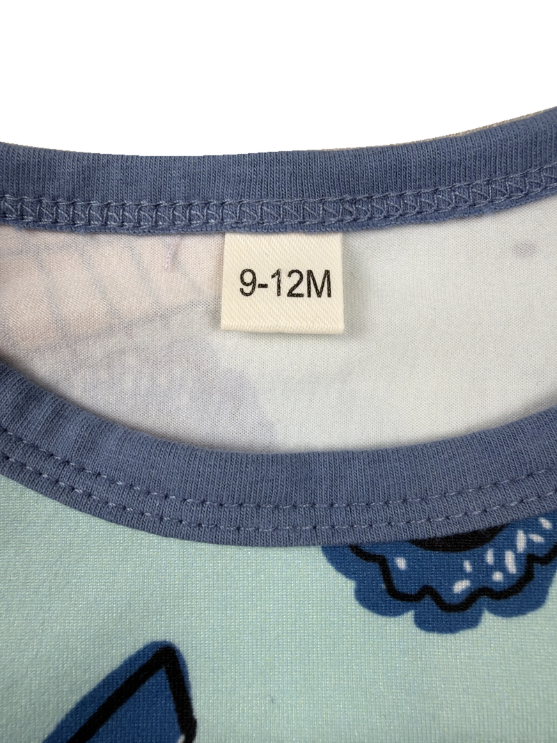 ‘Vroom’ bodysuit — Tag / detail