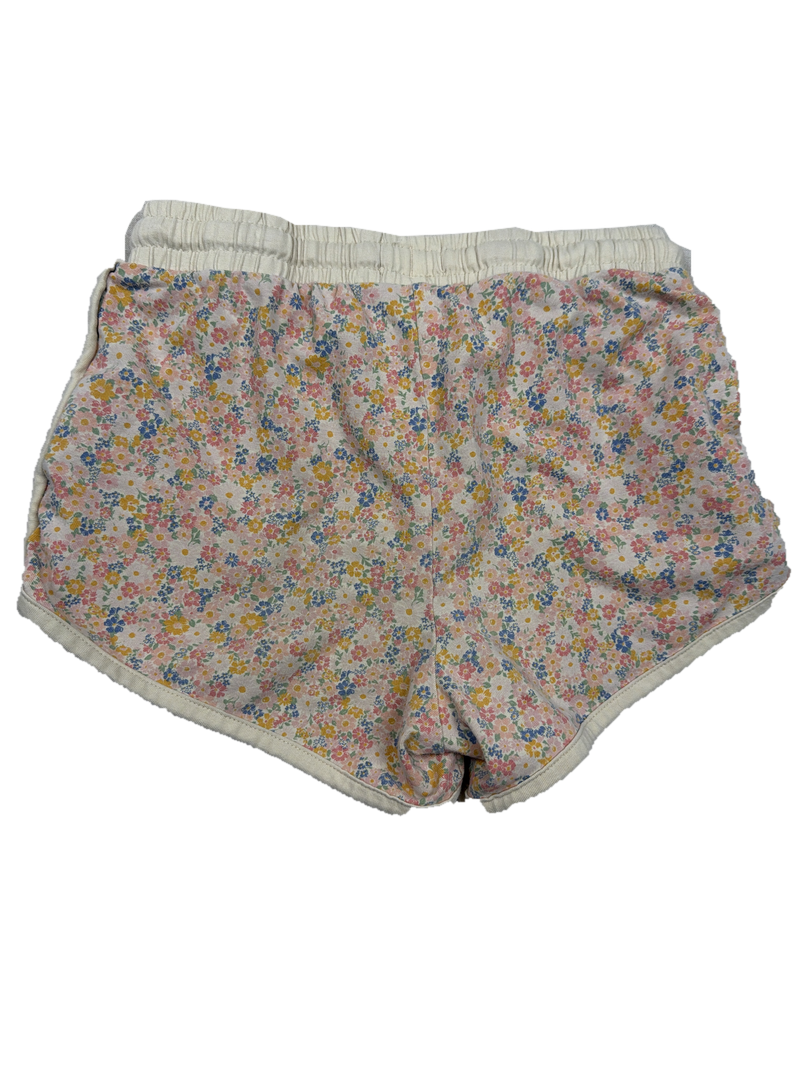 Floral drawstring shorts — Back